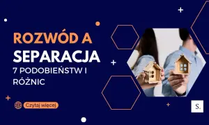 Rozwód a separacja: 7 podobieństw i różnic. Dwie osoby trzymają połówki domku, symbolizujące podział majątku.