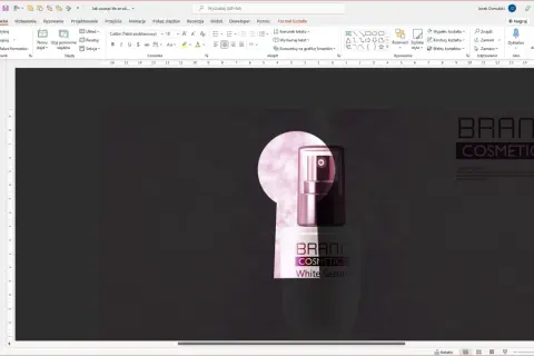 Jak usunąć tło w PowerPoint? Zobacz, jak łatwo usunąć tło ze zdjęcia kosmetyku, by stworzyć profesjonalną prezentację.