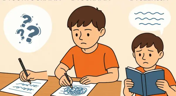 Dzieci zmagają się z dysortografią, dysgrafią i dysleksją. Jedno pisze nieczytelnie, drugie bazgrze, a trzecie z trudem czyta.