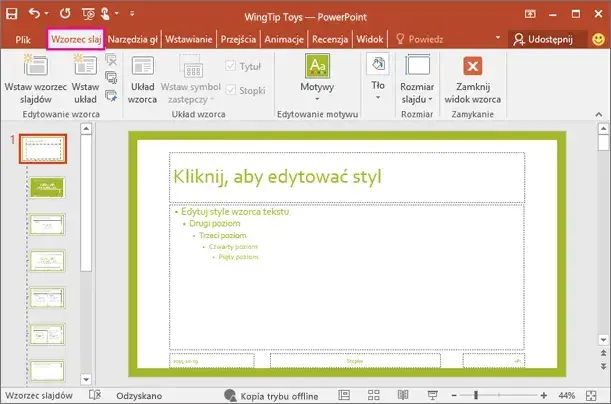 Jak zmienić wzorzec slajdu w PowerPoint i poprawić wygląd prezentacji
