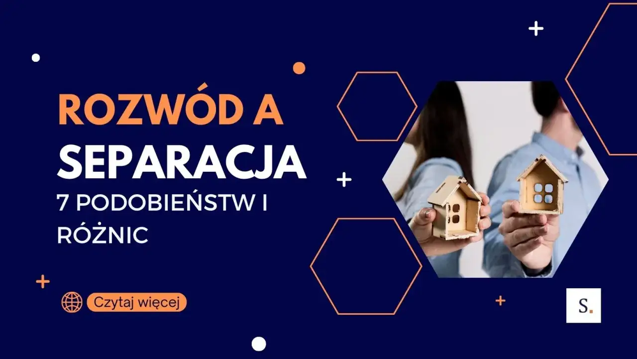 Rozwód a separacja: 7 podobieństw i różnic. Dwie osoby trzymają miniaturowe domki, symbolizujące podział majątku.