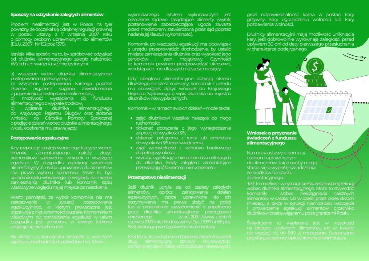 Zaległe alimenty od komornika a fundusz alimentacyjny: jak odzyskać należności, gdy dłużnik unika płacenia.