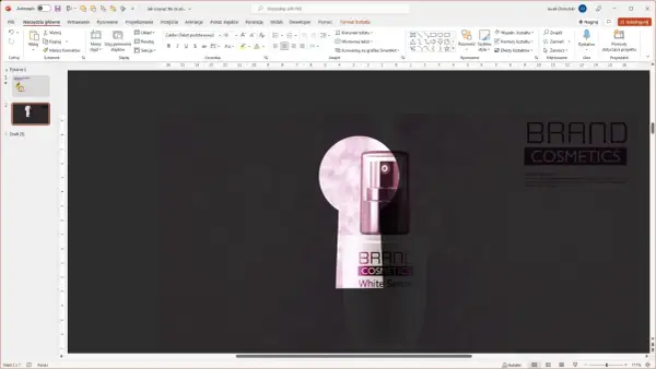 Jak usunąć tło w PowerPoint? Zobacz, jak łatwo usunąć tło ze zdjęcia kosmetyku, by stworzyć profesjonalną prezentację.